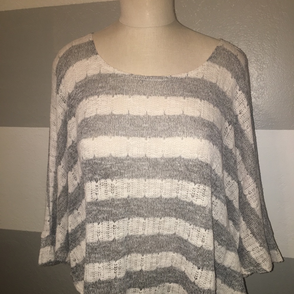 Striped Poncho